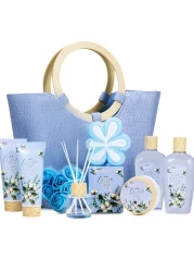 Spa Gift Baskets for Women Gifts Bag for Women 11pcs Spa Gift Sets with Shower Gel Body Lotion Reed Diffuser Relaxing Gift for Women Mothers Day Gifts for Mom