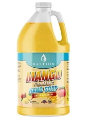 Antibacterial Hand Soap - Mango Foaming Hand Wash - 1/2 Gallon (64 oz.) Bulk. Refill Jug. Mango Scented. Non-toxic. Made in the USA.