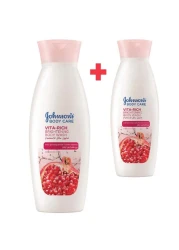 Johnson's Vita-Rich Pomegranate Body Wash 400ml+250ml