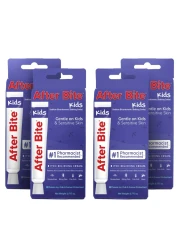 After BiteKids Bug Bite Itch Relief for Kids with Sodium Bicarbonate Ideal for Mosquito Bites Fire Ant Bites Bees More Portable Cream Formula 07 oz 4 Pack