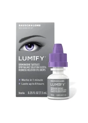 LUMIFY Redness Reliever Eye Drops, For Whiter &amp; Brighter Looking Eyes, 0.25 Fl Oz (7.5 mL)