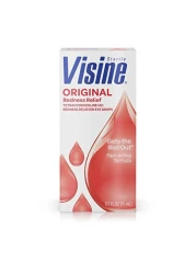 Visine Original Redness Relief Eye Drops to Help Relieve Red Eyes Eye Irritation 05 Fl Oz Pack of 4