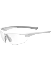 ACE Evo Safety Glasses - Lab Work Glasses with Anti Fog Coating - for Cosmetics, Medicine, Science, Chemistry etc. - White Frame with Clear Lenses