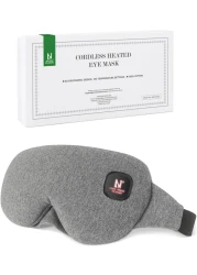 Aroma Season Heated Eye Mask, Heated Eye Compress for Dry Eyes Stye Blepharitis MGD and Blepharitis, Moist Heat Treatment to Unclog Lacrimal Glands