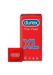 Durex Thin Feel XL Condoms Clear 12 PCS