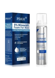 5% Minoxidil for Men Foam Hair Growth - Minoxidil Foam Hair Regrowth Treatment for Men, Topical Minoxidil Hair Loss Treatments for Men, Extra Strength Thicker &amp; Fuller Hair, 1 Month Supply, 2.11 oz