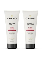 Cremo Shaving Cream Mens, Astonishingly Superior Ultra-Slick Shaving Cream for Men, Fights Nicks, Cuts And Razor Burn, 6 Fl Oz (2 Pack)