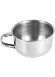 Asixx Soap Bowl, Shaving Bowl, Stainless Steel Shaving Bowl Shaving Soap Mug Shaving Bowl Cup Cleansing Foam Tool for Shaving Cream, Soap or Brush