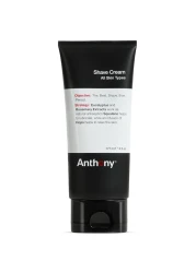 AnthonyShaving Cream Mens Sensitive Skin Squalane Eucalyptus Spearmint and Rosemary Extracts Help Soothe Refresh Cool and Condition Your Skin for Shave 6 Fl Oz