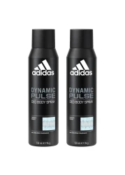 Adidas Dynamic Pulse Deo Body Spray Clear 150ml Pack of 2
