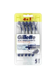 Gillette Skinguard Sensitive Disposable Razor Blue 5 PCS
