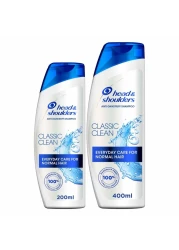 Head &amp; Shoulders Classic Clean Anti-Dandruff Shampoo White 400ml+200ml