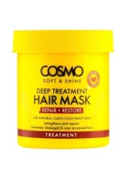 Cosmo Soft &amp; Shine Repair+Restore Deep Treatment Hair Mask Clear 450g