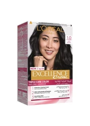 L'Oreal Paris Excellence Creme Triple Care Permanent Hair Colour 1.0 Black