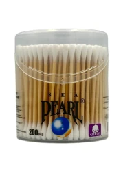 سي بيرل أعواد قطنية من الخيزران 200 قطعة