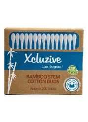 Xcluzive Bamboo Stem Cotton Buds 200 Buds