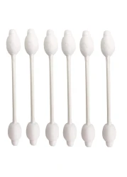 Baby Cotton Swabs Organic ChlorineFree Safety Swabs for Kids or Newborn Babies 100 Biodegradable Gentle Baby Qtips CrueltyFree Hypoallergenic Children Cotton Buds 4 packs of 55 ct Total 220