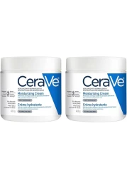 CeraVe Moisturizing Cream 453g, Daily Face And Body Moisturizer (Pack Of 2)