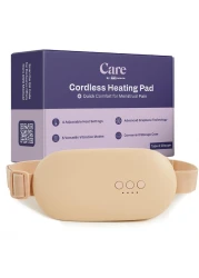 Heating Pad for Cramps Period Heating Pad for Cramps, Cordless Menstrual Heating Pad with 4 Temperature Levels, 5 Vibration Settings, Portable, Fast Heating, Auto Shut-Off, Large Battery Capacity