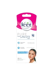 Veet Pure Face Wax Strips White 20 Strips