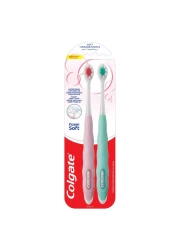 Colgate Foamsoft Super Dense Thin Soft Bristle Toothbrush Multi Pack 2 Pcs