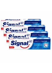 Signal Fluoride Cavity Fighter Toothpaste 75ml Pack of 4