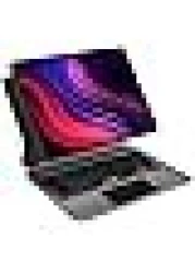 Moxedo Magic Wireless Keyboard with Smart Multi-Touch Trackpad USB-C Charging Port RGB Backlight with Leather Back Case Compatible for iPad 13 Pro 2024