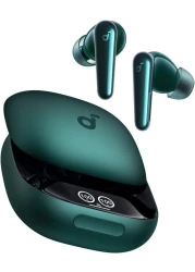 Soundcore Liberty 4 Pro by Anker Wireless Earbuds, 7-Sensor and Real-Time Adaptive Noise Cancelling, 2&times; Faster Charging, Studio-Level Hi-Fi Music (Green)