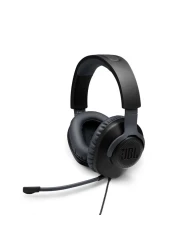 JBL Quantum 100 Gaming Headphone Over-Ear With a Detachable Voice-Focus Boom Mic Black