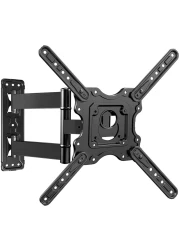 Tv Wall Mount, Swivels Tilts Extends Heavy Duty Tv Mount Bracket For 32 55 Inch Plasma &amp; Curved Tv Up To 40Kg Max Vesa 400X400Mm, black, TV Wall Mount