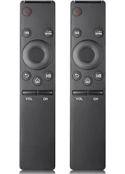 Tv Replacement Remote Compatible with Universal Remote for Samsung-TV-Remote Compatible with All Samsung Frame Serif Curved UHD Neo QLED OLED 4K 8K Smart TVs PACK OF 2