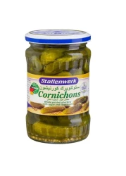 STOLLENWERK CORNICHON SML GHERKINS 330GM