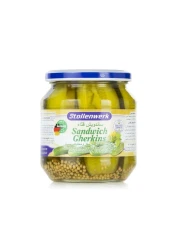 STOLLENWERK SANDWICH GHERKINS 530GM
