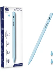 Stylus Pen for iPad - Apple Pencil 1 Year Warranty with Palm Rejection Tilt Sensitive and Fast Charger - Magnetic Attachment Long Battery Life - Compatible with iPad Screen 2018 and above