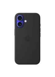 Apple Silicone Case Cover With MagSafe For iPhone 16 Black