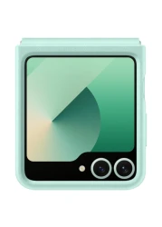 Samsung Vegan Leather Flap Case Cover for Galaxy Flip6 Mint