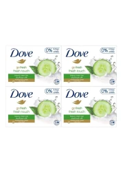 Dove Go Fresh Fresh Touch Beauty Cream Bar White 160g Pack of 4
