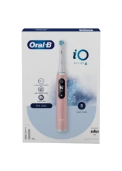 Oral-B iO Series 6 Rechargeable Electric Toothbrush Pink Sand