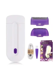 Generic - Women Laser Rechargeable Epilator Remover Smooth Touch Hair Removal Instant Pain Free Razor Sensor- Light Technology Hair Remove