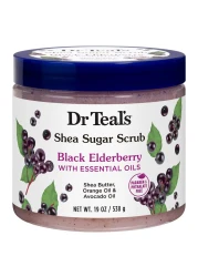 Dr Teal's Shea Sugar Scrub With Black Elderberry And Essential Oils Pink 538g