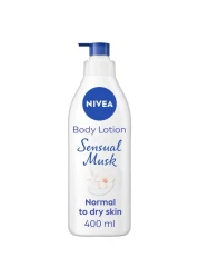 NIVEA Body Lotion, Normal to Dry Skin, Sensual Musk, 400ml