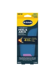 Dr.Scholl's Pain Relief Heel and Arch Orthotics Heel Cup for Men Size 8 to 12