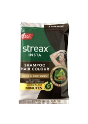Streax Insta Shampoo Hair Colour Dark Brown 25ml