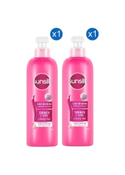 Sunsilk Strength and Shine Leave On Cream, 200ml Pack of 2