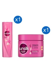 Sunsilk Strength &amp; Shine Shampoo and Strength &amp; Shine Activ-Infusion Styling Cream 400ml+275ml