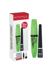 ريميل لندن سكاندال آيز فليكس ماسكارا مع محدد عيون سائل غليظ