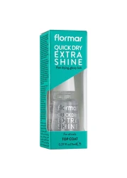 ماكياج فلورمار إكسترا شاين طلاء أظافر علوي سريع الجفاف شديد اللمعان شفاف11 ملل