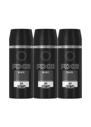 Axe Black Mcqueen Deodorant Body Spray 150ml Pack of 3