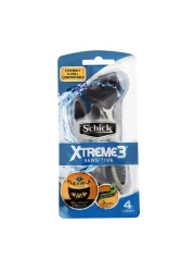 Schick Xtreme 3 Sensitive Shaving Green 4 Razors