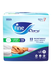 Fine Care Adult Briefs Large 16 Diapers